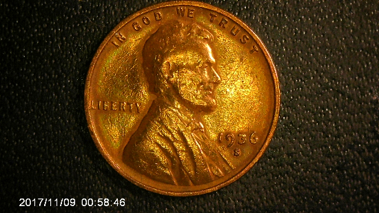 A-1936-S-Wheat-Lincoln-Penny-With-A-Proof-Like-Finish?